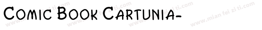Comic Book Cartunia字体转换